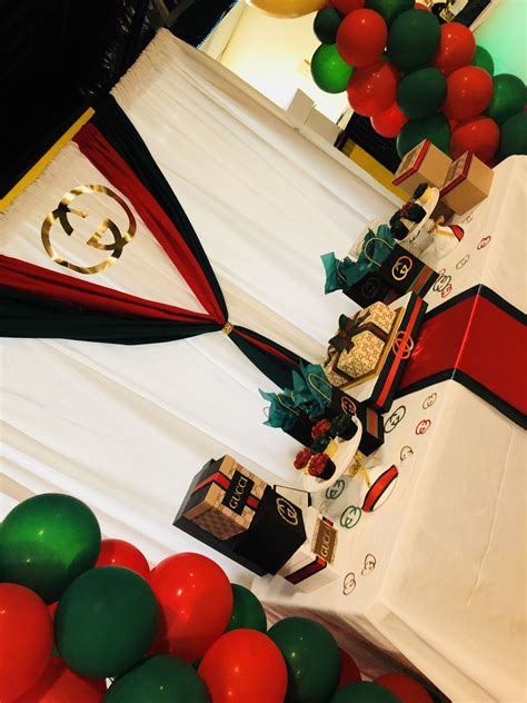 gucci birthday decorations|Gucci theme party supplies.